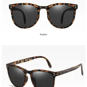 2024 Style Revolution: Foldable Polarized Sunglasses, Perfect for Pocket, Car,and Bag Full Rim