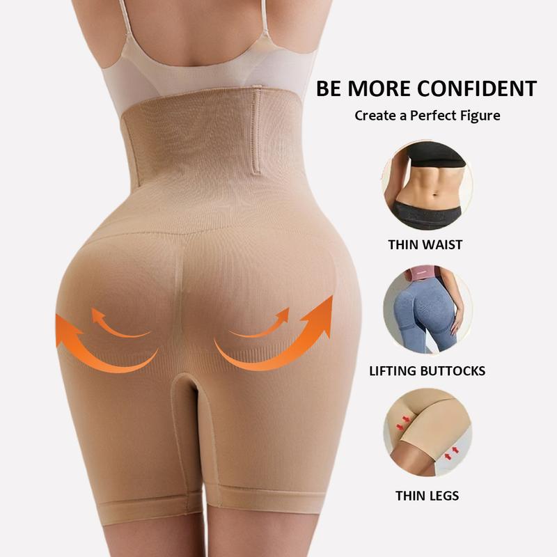 VVL Christmas Women's High Waisted Seamless Anti-Rolling Shapewear Breathable Comfortable Shorts Butt Lifting Suitable for Everyday Wear Clothes Shapewear VVL Christmas Women's High Waisted Seamless Anti-Rolling Shapewear Breathable Comfortable Shorts Butt Lifting Suitable for Everyday Wear Clothes Shapewear