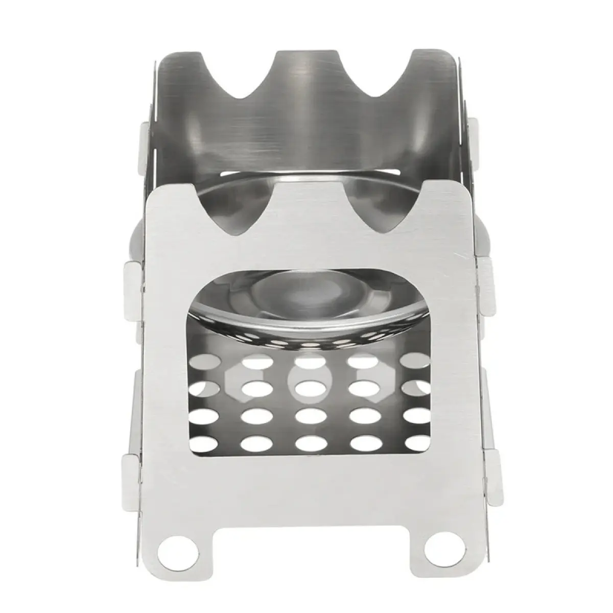 Portable Stove Titanium Outdoor Camping Wood Stove Ultralight Folding Wood Stove Pocket Stove Camping Picnic Fishing Hiking