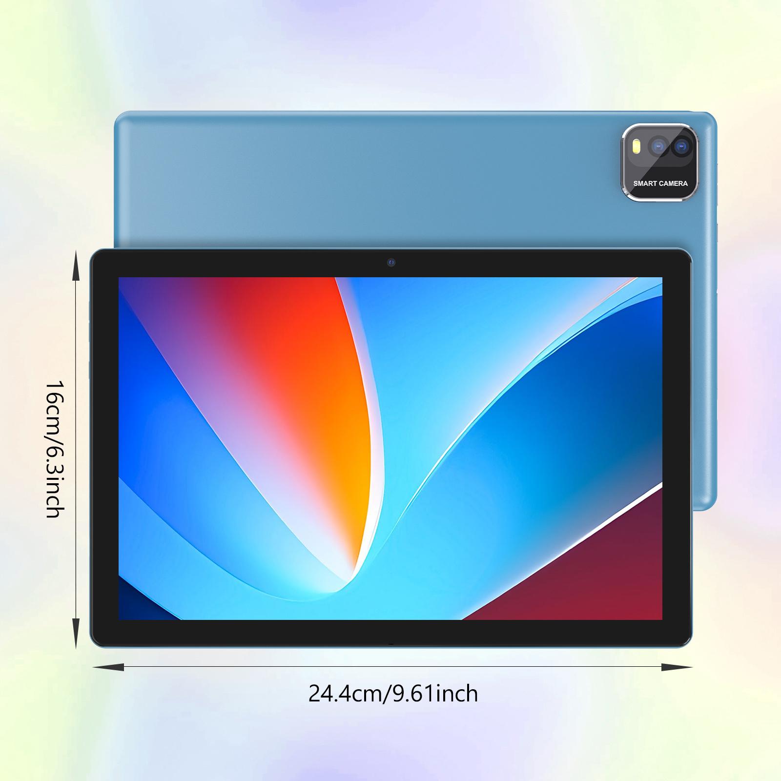 10-Inch Android Tablet Featuring The Latest Android 15, Equipped with 3GB of RAM And 64GB of Storage. This Wi-Fi Tablet Includes a 2MP Front Camera And an 8MP Rear Camera and 6000mAH Battery