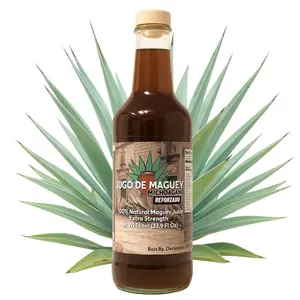 HERBALISTA Jugo de Maguey Black Juice - Jugo De Maguey Tarasco Asado Extracto 33.3 Fl Oz (1 Litro) | Todo Natural, 100% Jugo | Jugo de Maguey de Michoacán, Sabor Natural