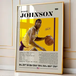 Magi.c Johns.on Poster, Magi.c John.son Fan Gift, Basketball Gifts, Wall Art, Basketball Poster, Sports Bedroom Print