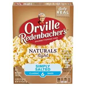 Redenbacher's Naturals Microwave Popcorn, Simply Salted Light Flavor, 2.69 oz., 6Count