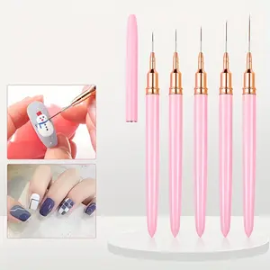 Nail Art Brush Set with Fine Line Brush – Perfect for Detailed Nail Designs,January 2026 Nails Recommendations,Winter Nail Ideas 2025