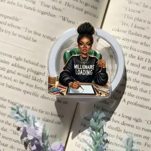 Millionaire Loading Phone Grip, Hot Black Girl Kindle Holder, Black Beauty Pop Socket, Magnetic Phone Accessory, Gift For Her