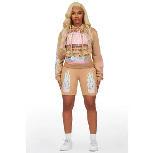 Bridgette Beige Short Set