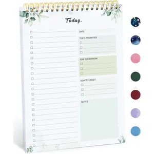 To Do List Pad - To Do List Notebook for Work with 52 Sheets, Undated Daily Planner Perfect for Daily Tasks and Goal Setting, To Do List Notepad Suitable for Office, Home and School