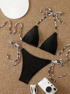 Women's Fashion Split Bikini, Stylish Two-Piece Swimsuit, Perfect for Beach & Pool, Trendy Summer Swimwear, Comfortable & Chic Design