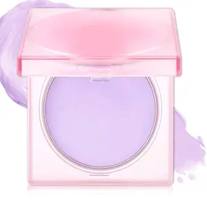 Oil Control Pressed Setting Powder,Jelly Pressed Powder for Face Makeup,Soft Focus Blurring Setting Powder Finishing Powder Makeup,Matte Polvo Traslucido Maquillaje Para Mujer