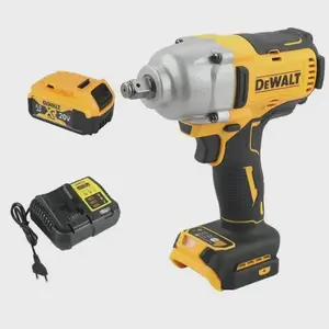 DEWALT DCF9001/2-inch brushless cordless high torque impact wrench kit and DEWAL 20V power tool ultra long battery charger