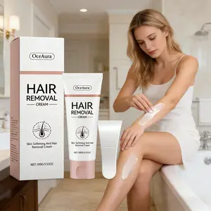 OceAura Hair Removal Cream Gentle & non-irritating, leaves whole body smooth & moisturized Body Hair Remover Body Care