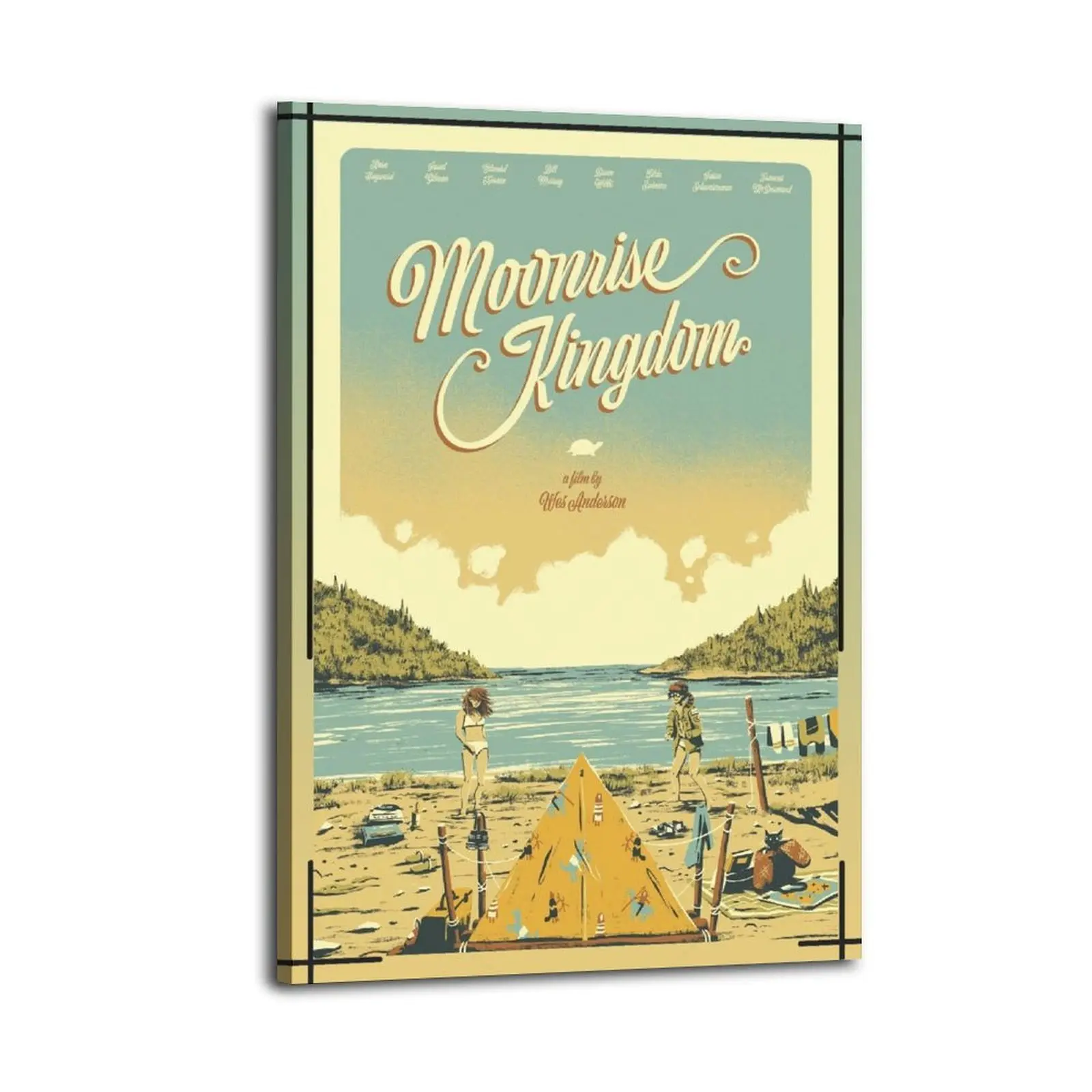Moonrise KingdomArt Canvas Posters Photos Wall Decorations Canvas Printing Living Room Bedroom Decoration Wall Decoration Printing Office Aesthetic Posters