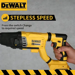 Dewalt DCH263 20V MAX XR Brushless SDS Plus Rotary Hammer, Drilling and Chiseling for Concrete and Masonry, 3-Mode Heavy-Duty Tool with 3.0J Impact Energy