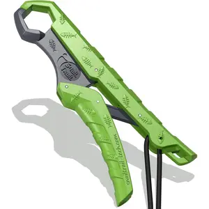 7.5''/9'' Floating Fish Gripper, Fishing Grabber, Catfish Mouth Pliers, Caught Bass Holder, Digital Scale Hook Clamp, Saltwater Lip Grip Tool with Lanyard, Gifts for Men