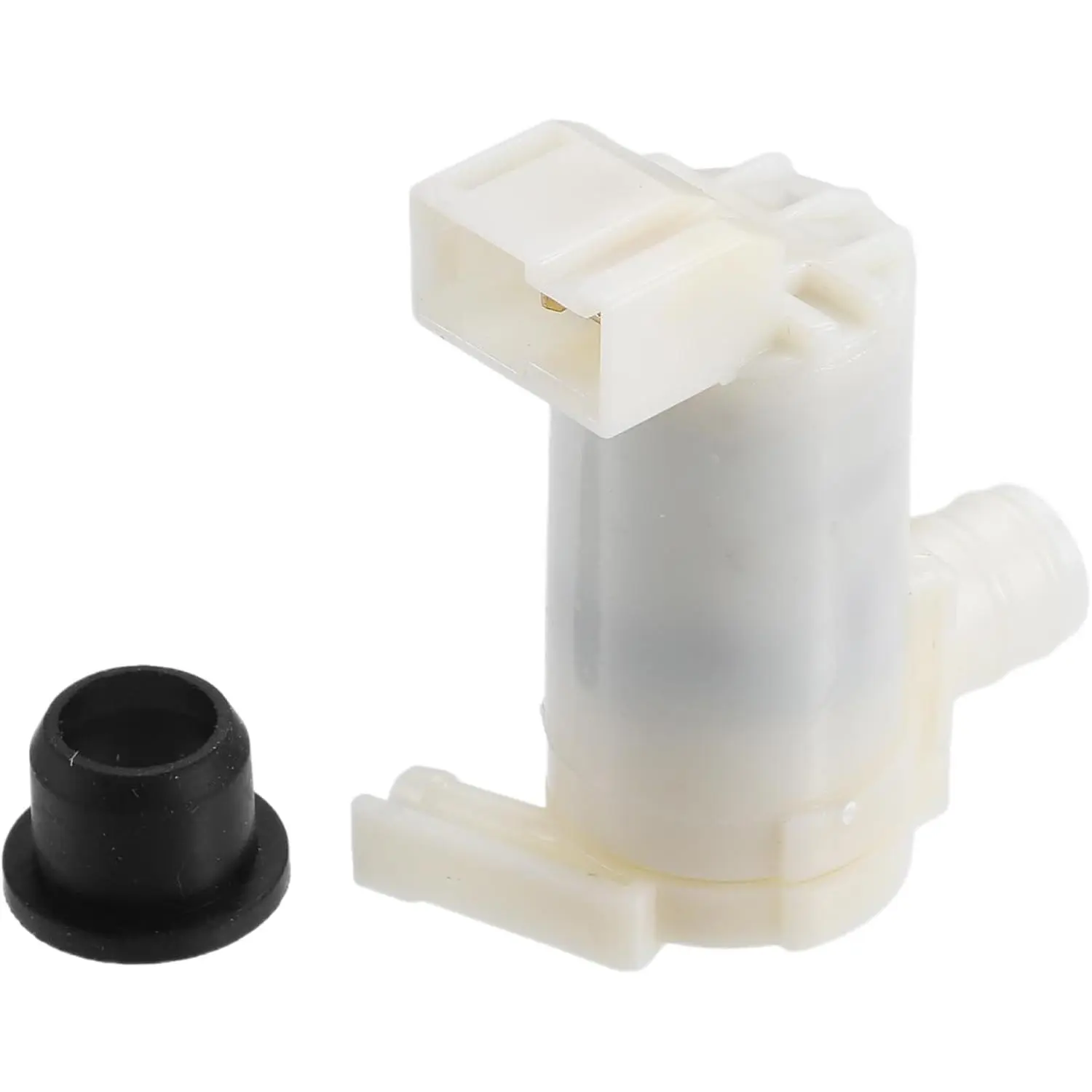 Beige Plastic Windshield Washer Pump - Car Wash Accessory, Part No.2892050Y00 - Easy Install, Reliable - Compatible with Nissan Sentra 1991-1999, Nissan 350Z 2006-2008, Infiniti G37, Passport - 1 Count