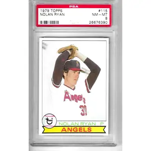 1979 Topps Nolan Ryan Card #115 PSA 8 NM-MT
