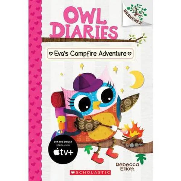 Eva's Campfire Adventure: A Branches Book (Owl Diaries #12): Volume 12 -- Rebecca Elliott - Paperback