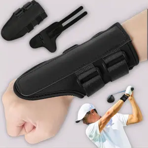 Golf Swing Wrist Trainer Brace – Adjustable Golf Grip Alignment Training Aid for Beginners