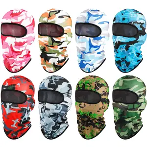 8PCS Balaclava Ski Mask Sun Protection Windproof Balaclava UV Protection Summer Full Face Covering for Outdoor Sports