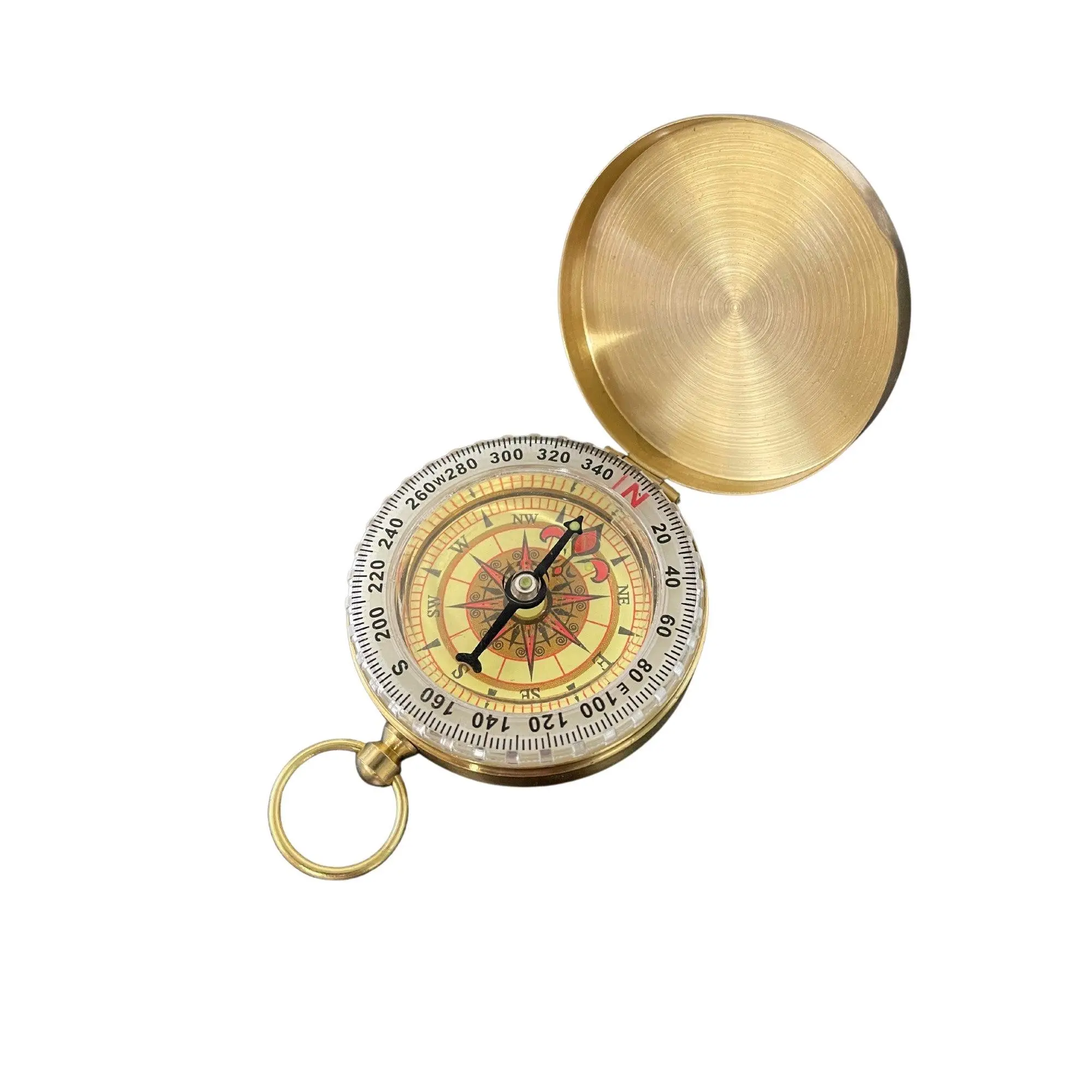 SharpSurvival Lensatic Compass — Glow-in-the-Dark Camping &amp; Hiking Compass