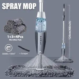 Magic Spray Mop with Reusable Microfiber Pads