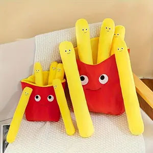 Funny Plush Pillow Snack Cushion, Soft Food Pillow Toy, Unique Design, Perfect Gift for Kids & Adults, Fun Home Decor Accessory, Soft Cuddly Gift