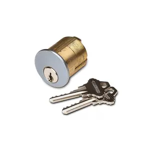 SDC CYL-6KAQ 6-Pin Mortise Cylinder, Keyed Alike Hardware Component for Entry Locks, Security Lock Accessory