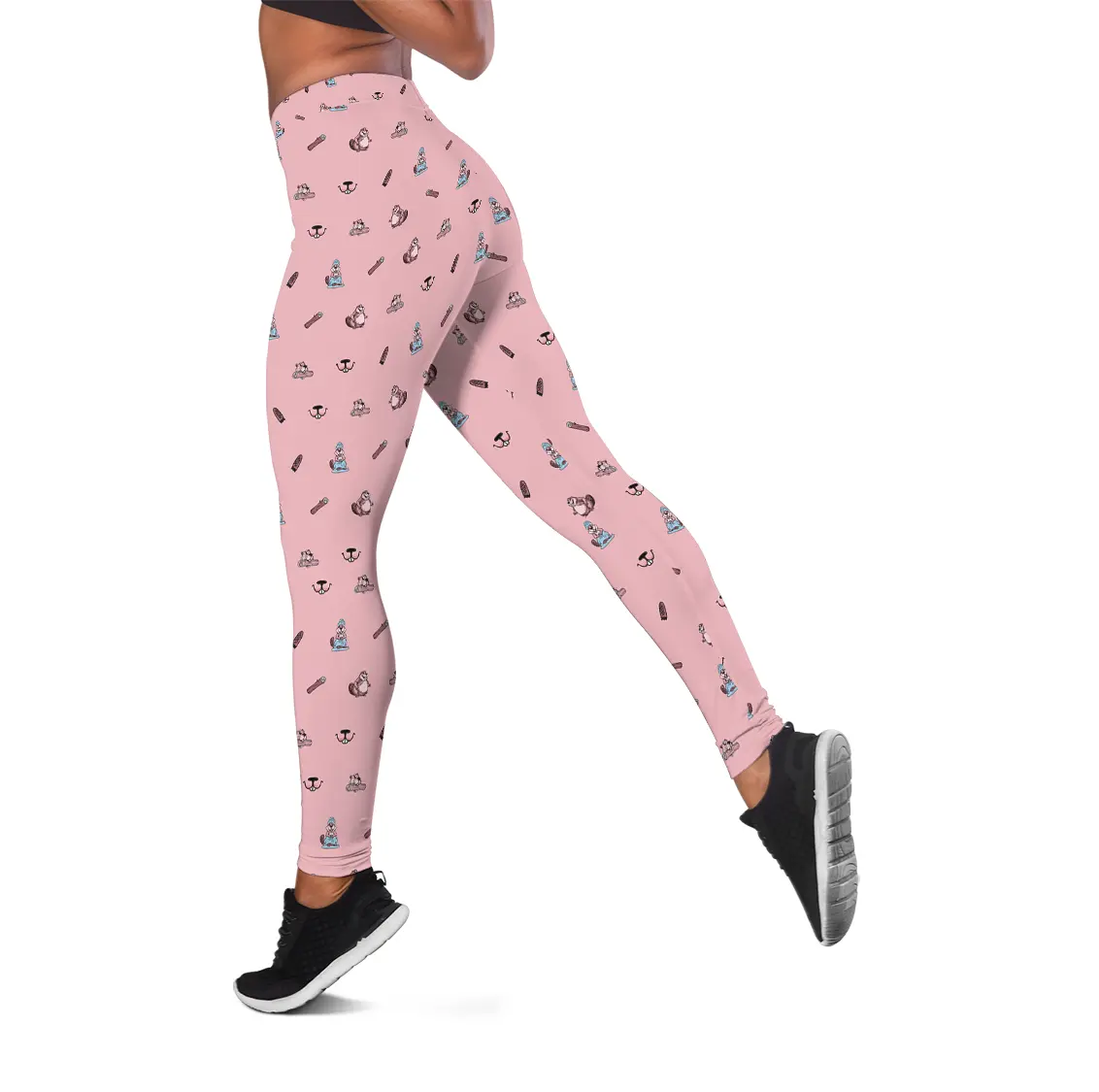 Bogey Bros Dam Beavers Legging Women's Leggings, Yoga Pants, High Waist Hunting Tights, Women's Outdoor Fitness Outfit