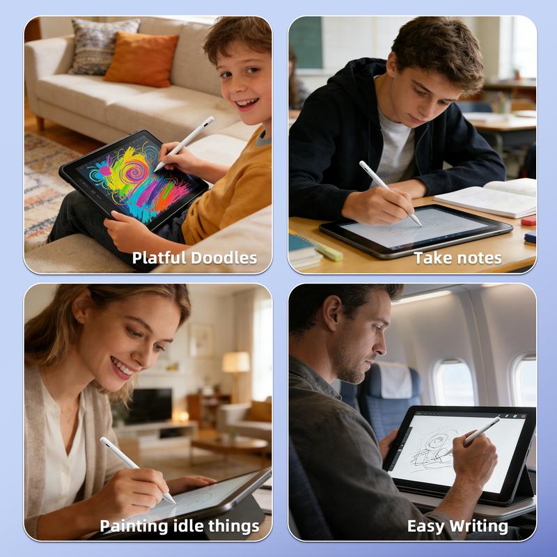 Compatible with iPad stylus pens, specifically designed for iPad. Supports fast charging and anti-slip tilt sensing. Compatible with Apple iPad A16 11 and 10 generation devices. Capacitive stylus pen.TikTokShopHolidayHaul