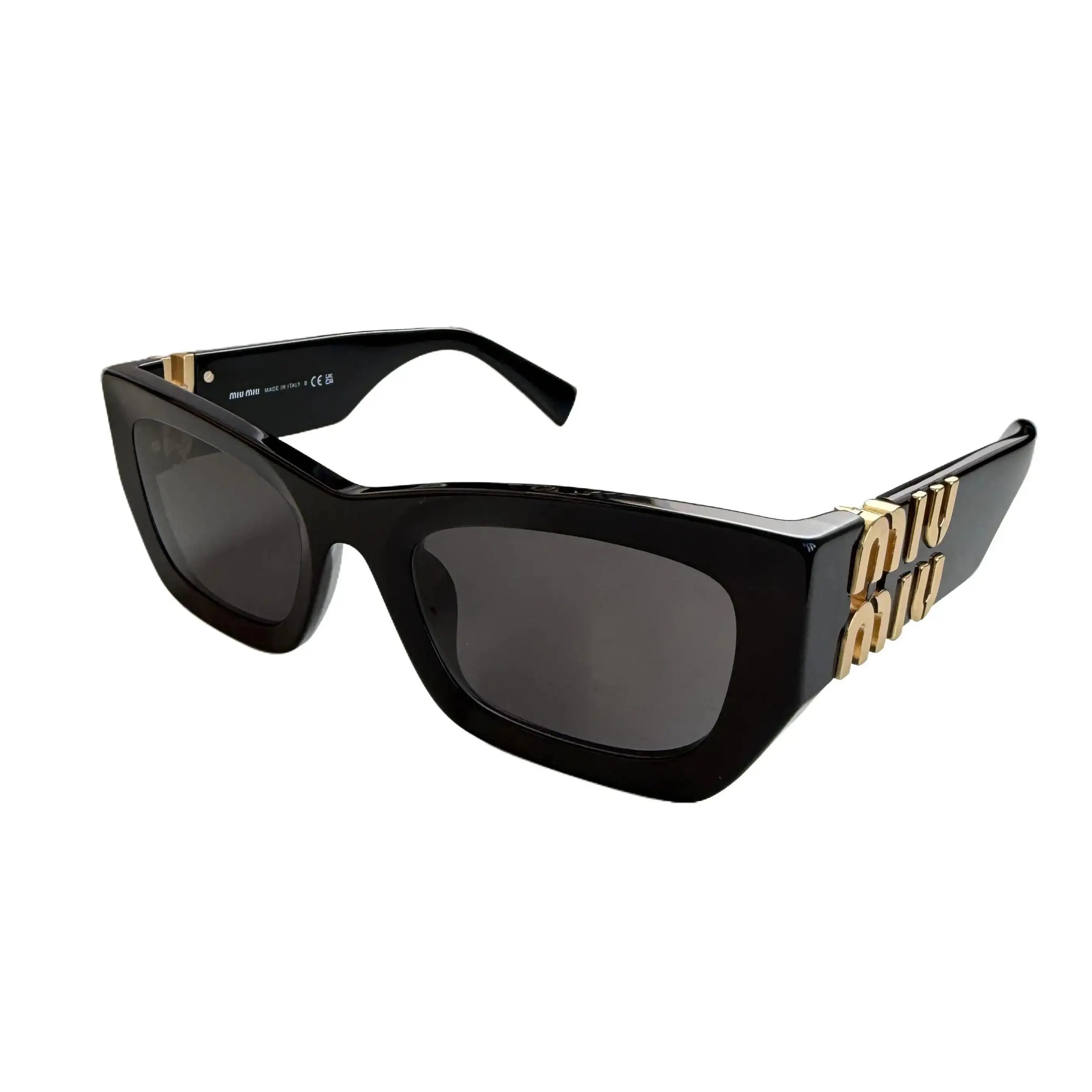 Pre-owned MiuMiu Black Frame Sunglasses