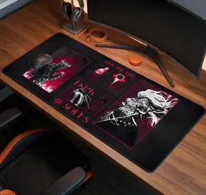 Nameless King , Knight Artorias & Soul of Cinder Dark souls Mouse pad and deskmat for gamer
