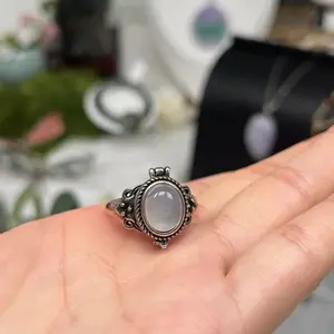 Moon Stone Ring for Women