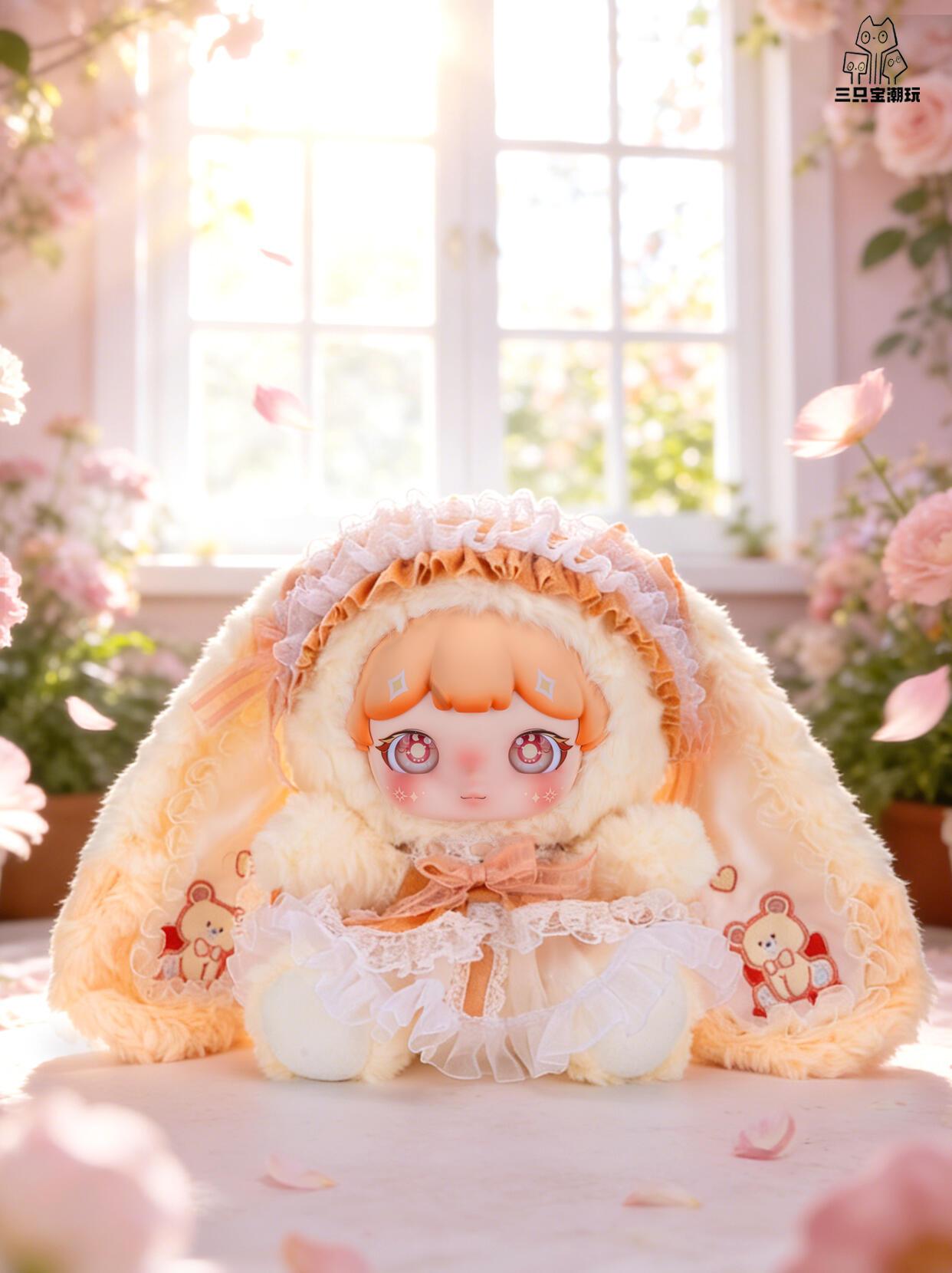 Darlym Dreanmveave Crove 600% series Plush Toy Doll， Stuffed Anima，Backpack or clothing decoration，Soft Furry Collectibles，Stuffed Animal，Bunny Plush Dolls