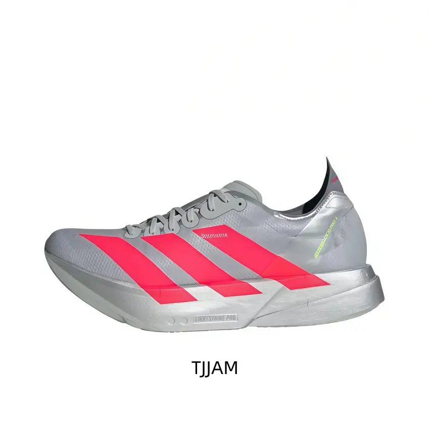 Speed Running Sneakers for Sports Collectibles - Breathable Mesh Upper, Hot Pink Stripe, Lime Heel Detail, Stable Sole for Road-Running, Fitness Collection Upgrade