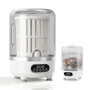 3L Portable Washing Machine,3 In 1 Portable Washer-Dryer Combo, Home Mini Underwear-Specific Washing Machine，3 Modes 3000mAh Laundry Machine for apartments, dormitories, travel, and hotels (White)