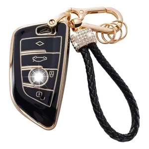 Bmw Car Key Case 3 Series 5 Series 7 Series X1 X4 X6 Blade Keys Full Protection Car Key Protector Fashion Key Cover Compatible