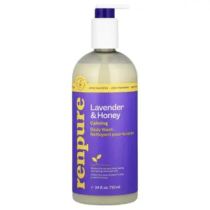 Renpure Calming Body Wash, Lavender & Honey, 24 fl oz (710 ml)