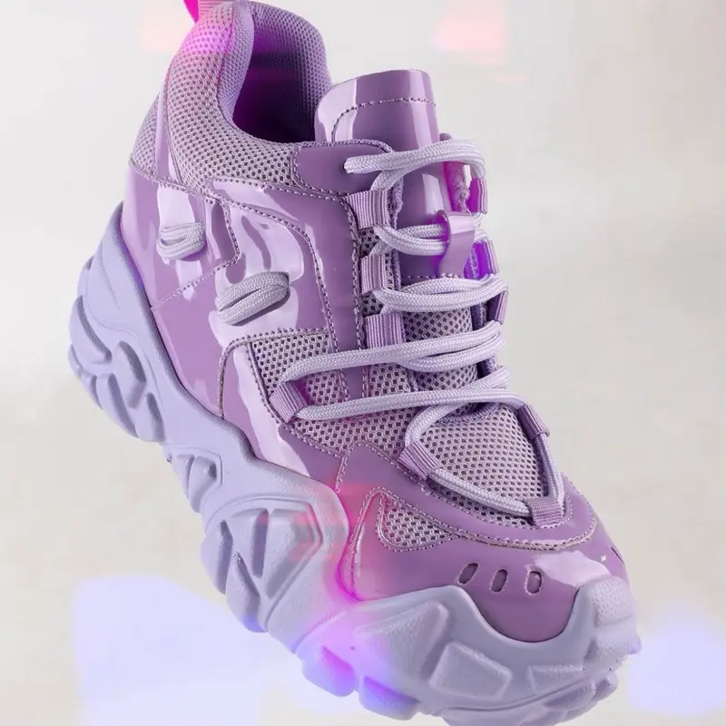 Anthony Wang Lilac Persimmon Sneaker Wedge