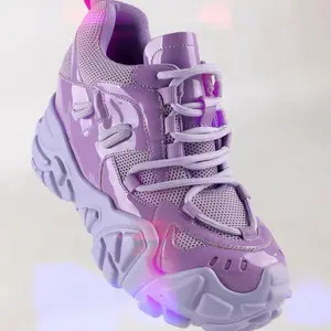 Anthony Wang Lilac Persimmon Sneaker Wedge