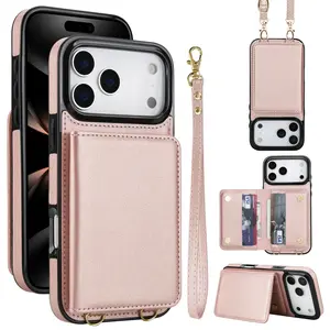 Compatible iPhone Smartphone Wallet Case Cover with 6 Card Slots, Rfid Shielding, Magnetic Closure, Anti-Slip Shockproof Protection, Fits Multiple Models