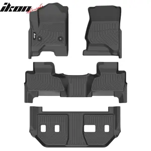 Floor Mats for Chevrolet Suburban& GMC Yukon XL 2015-2020 All Weather Carpets Liner Guard TPE 4PCS Set