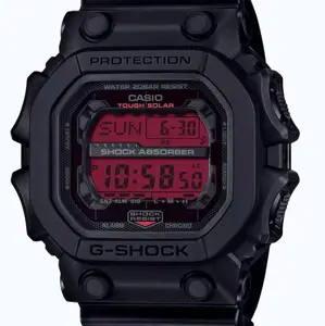 GX56BBR-1 New Black G Shock Oversized tough solar Red Dial men' s best Watch Ever