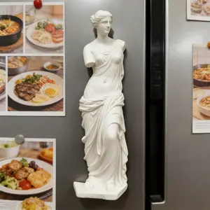 Venus Statue Fridge Magnet, 3D Milo Venus Magnetic Tile, Nordic Style Art Decor, Creative Home Decoration Message Board
