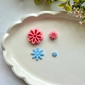 Flower Clay Cutter | 0.2mm Precision Blade, PLA+ Durable 3D Printed Tool