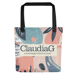 ClaudiaG Tote Bag – Daily Carry Vibes with Spacious Interior & Trendy Pastel Abstract Design for Casual Outings & Shopping Trips