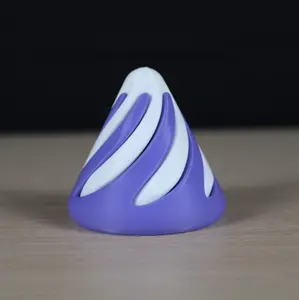 Spiral Twist Fidget Cone - 3D Printed Sensory Toy