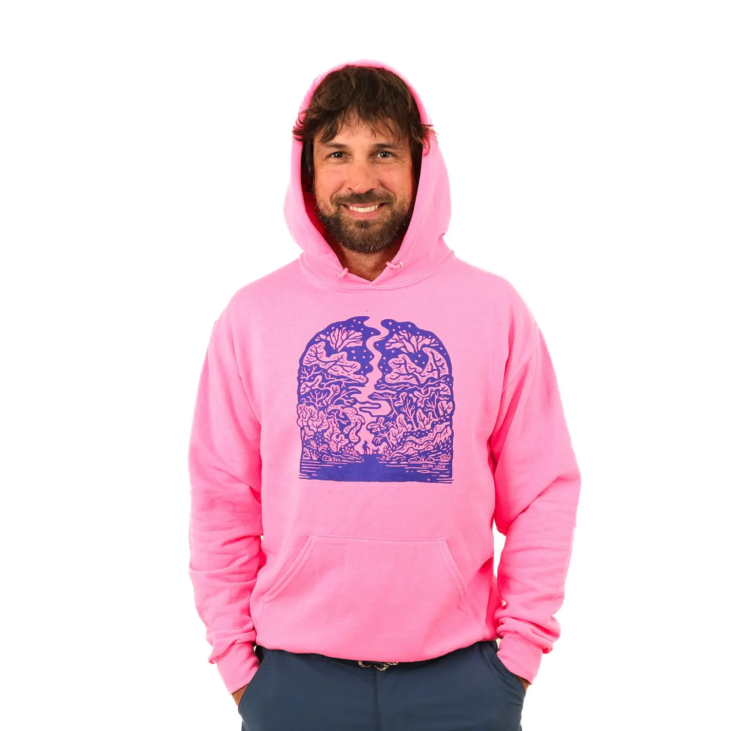 Trippy Forest Pullover Hoodie