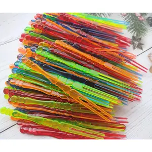 400PCS Disposable Plastic Cocktail Picks Fruit Forks, Mini Cake Forks Sticks Party Supplies, Tasting Appetizer Plates Picks Dessert Forks (Multicolor)