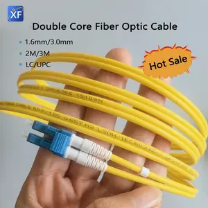 Fiber Optic Patch Cable Single Mode Double Core LC/UPC 2M/3M 1.6mm/3.0mm Indoor FTTR Extension Cable Patch Cord Low Insertion Loss High Stability