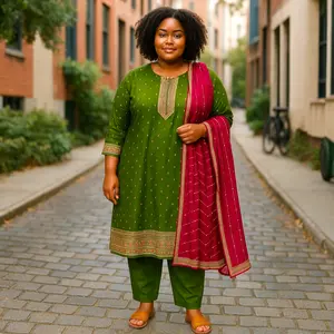 Big size kurta set